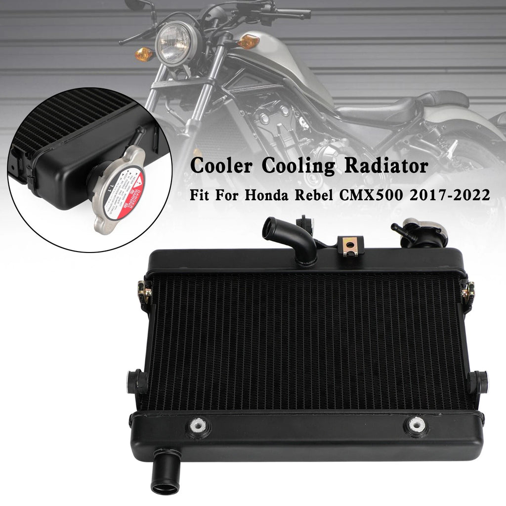Radiator Cooling Cooler for Honda Rebel CM 500 CMX500 (2017–2024) T9