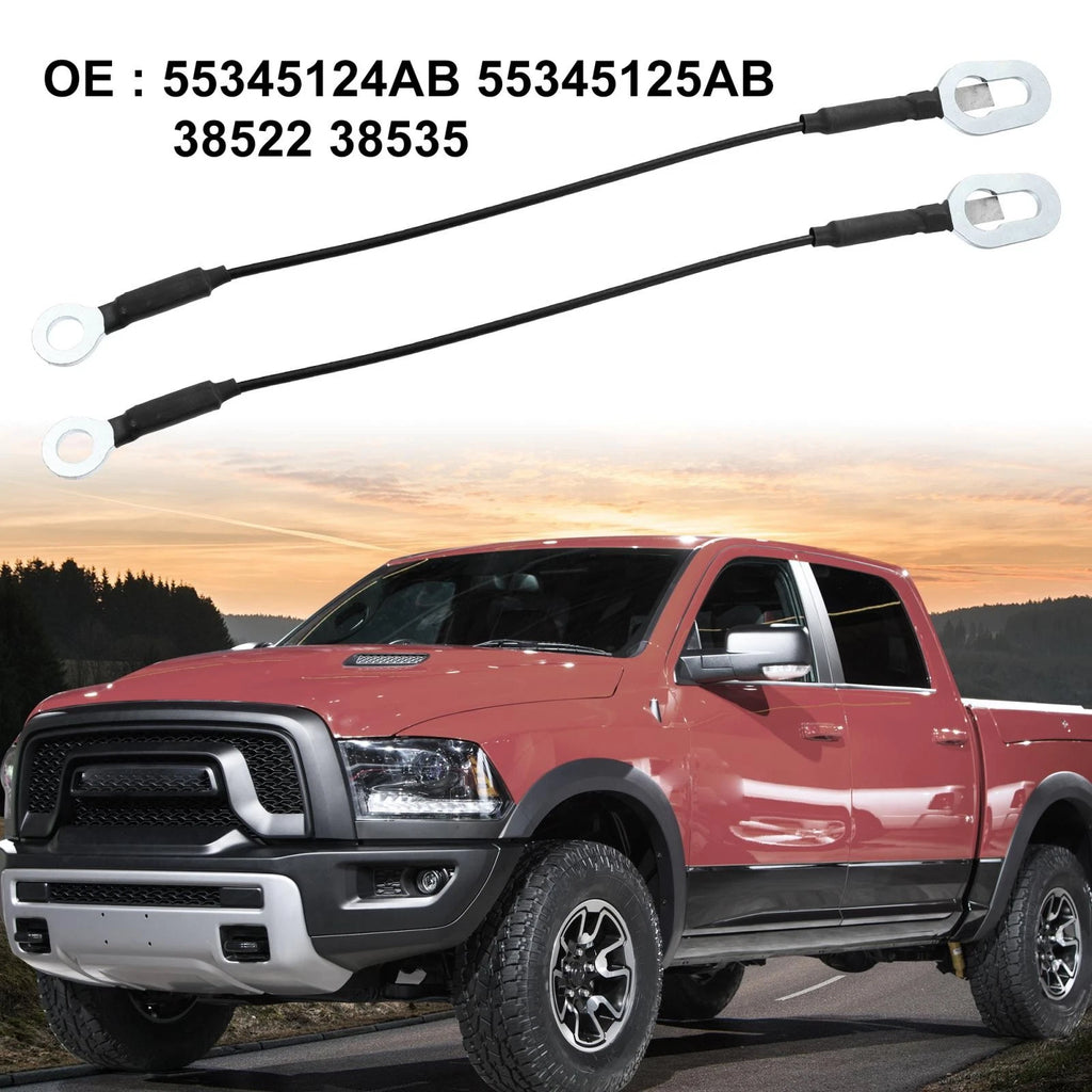 Tailgate Cable Mount Holders Replacement Set for Dodge Ram 1500 2500 (1994–2002)