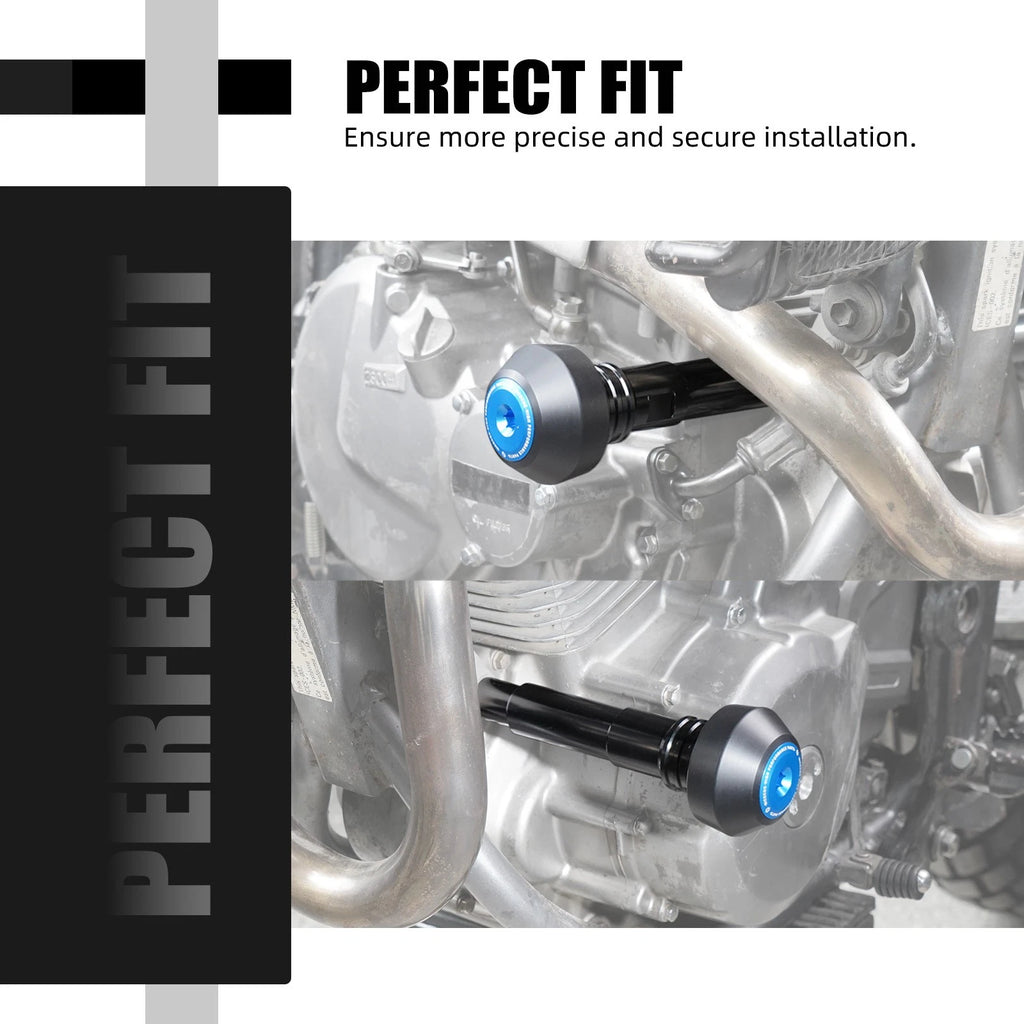 2X Frame Sliders Crash Protector for Suzuki DR650 (1996–2025)