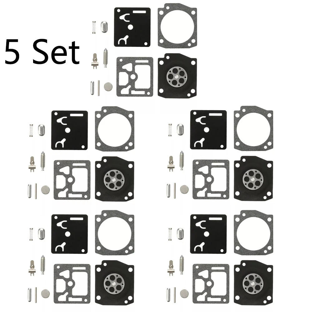 Set of 5 Carburetor Carb Kits for Husqvarna 345 346 353 (RB-122)