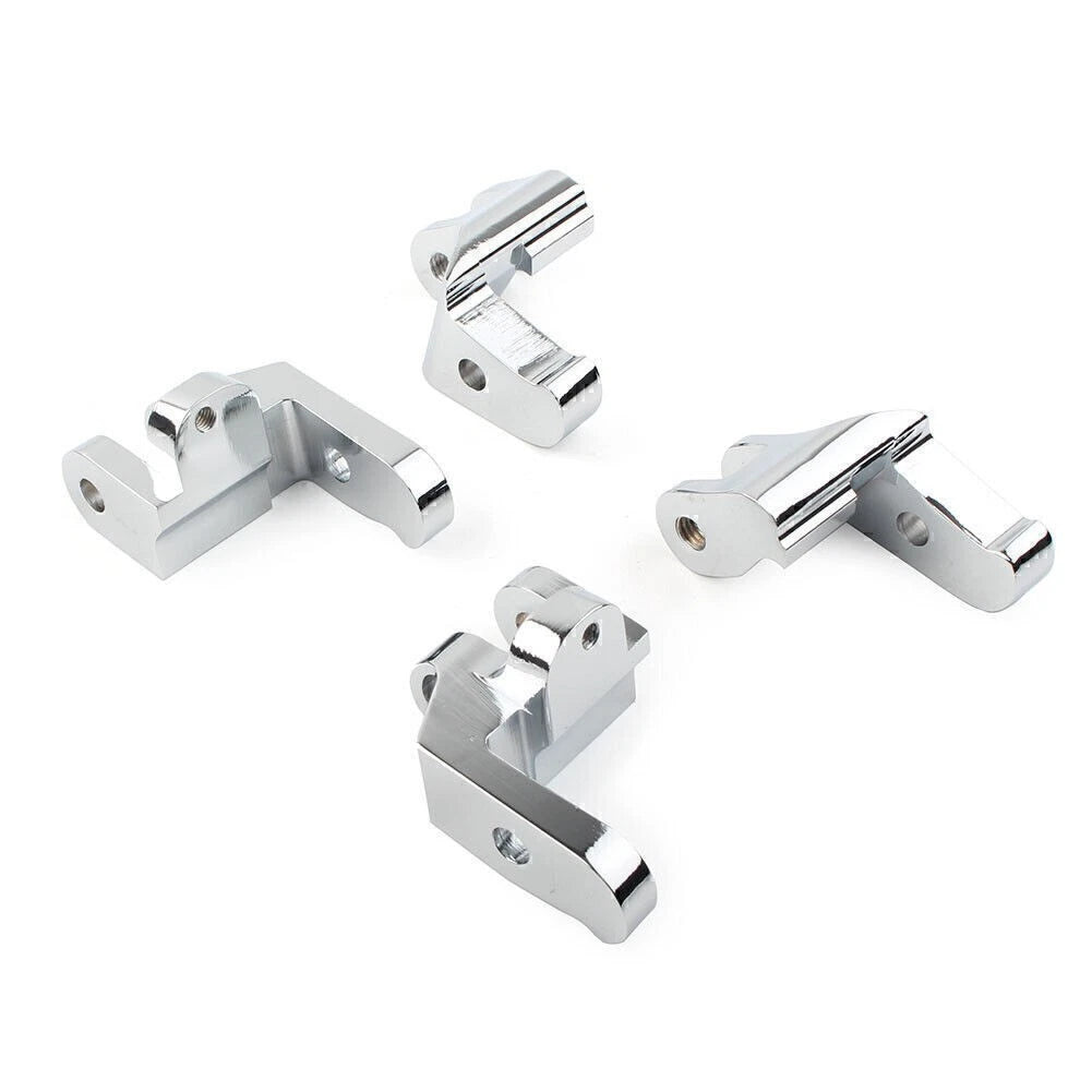 Front Driver Floorboards Footpegs Relocation Brackets for Harley (1997–2016)