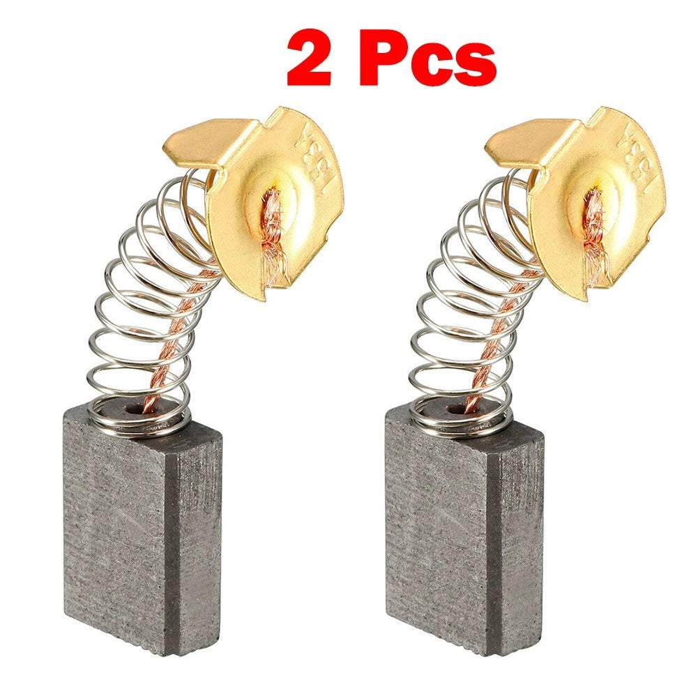 2X Carbon Brushes for Electric Motors 16mm x 13mm x 6mm Replacement Part