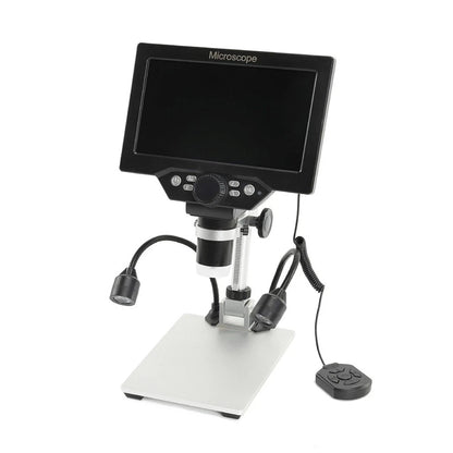 7 Inch Digital Microscope with LCD Screen for Electronics Repair