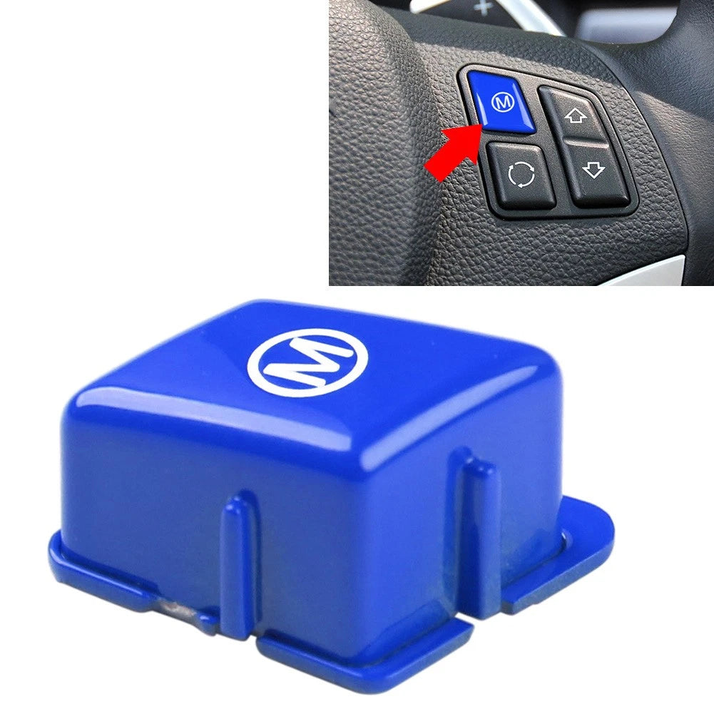 Steering Wheel Push Button Cover for BMW M3 E90 E92 E93 (2007–2013)