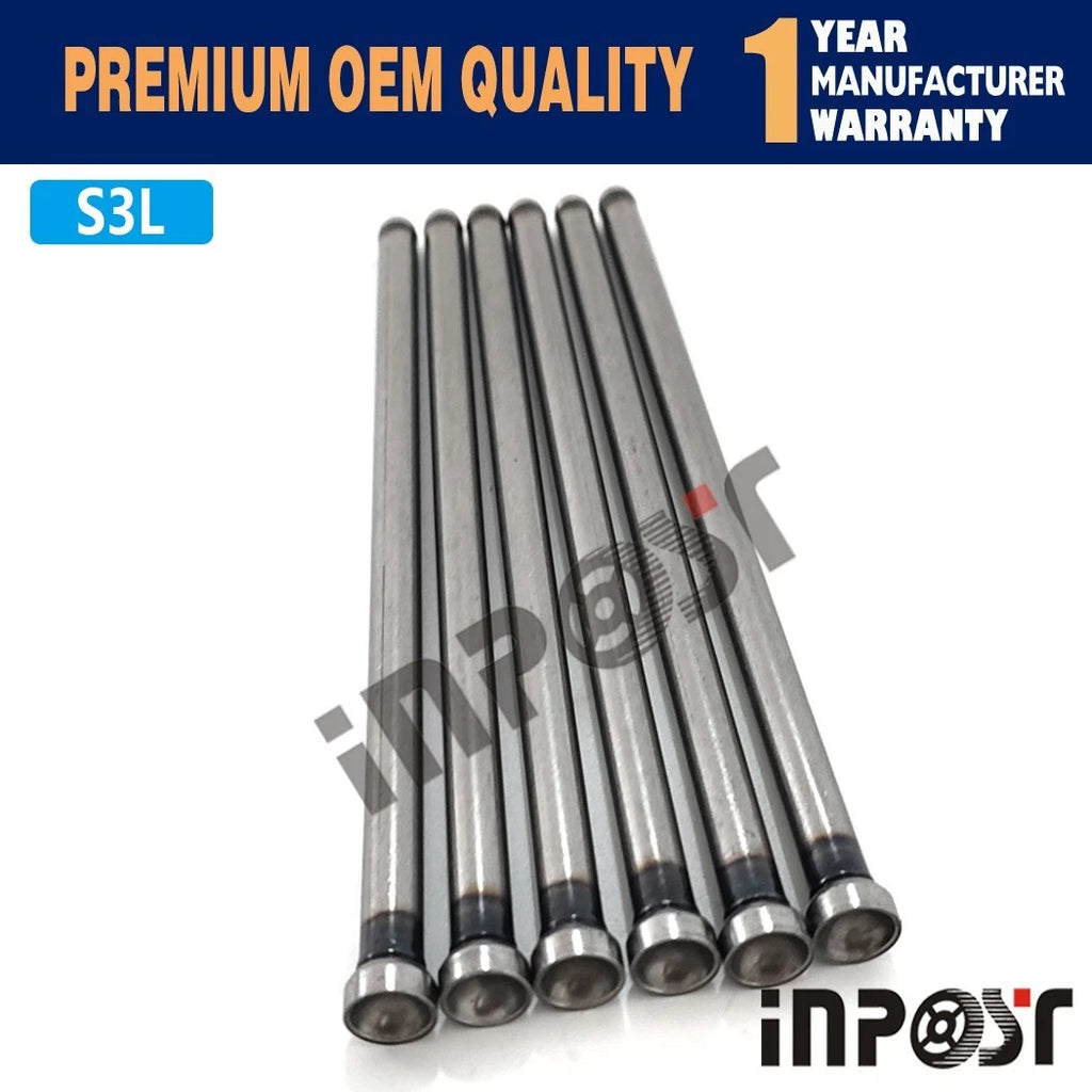 6pc Push Rods for Mitsubishi S3L S3L-2
