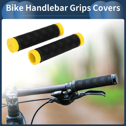 Bike Handlebar Grips Cover 130mm End Grip Protector Rubber 1 Pair