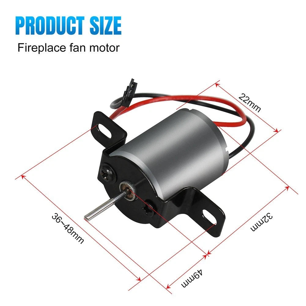 Motor for Compact Fireplace Fan