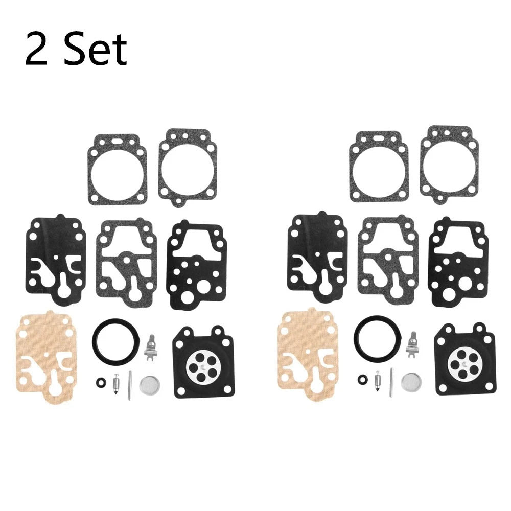 Set of 2 Carburetor Rebuild Kit for Honda GX25 GX35 (WALBRO K20-WYJ)
