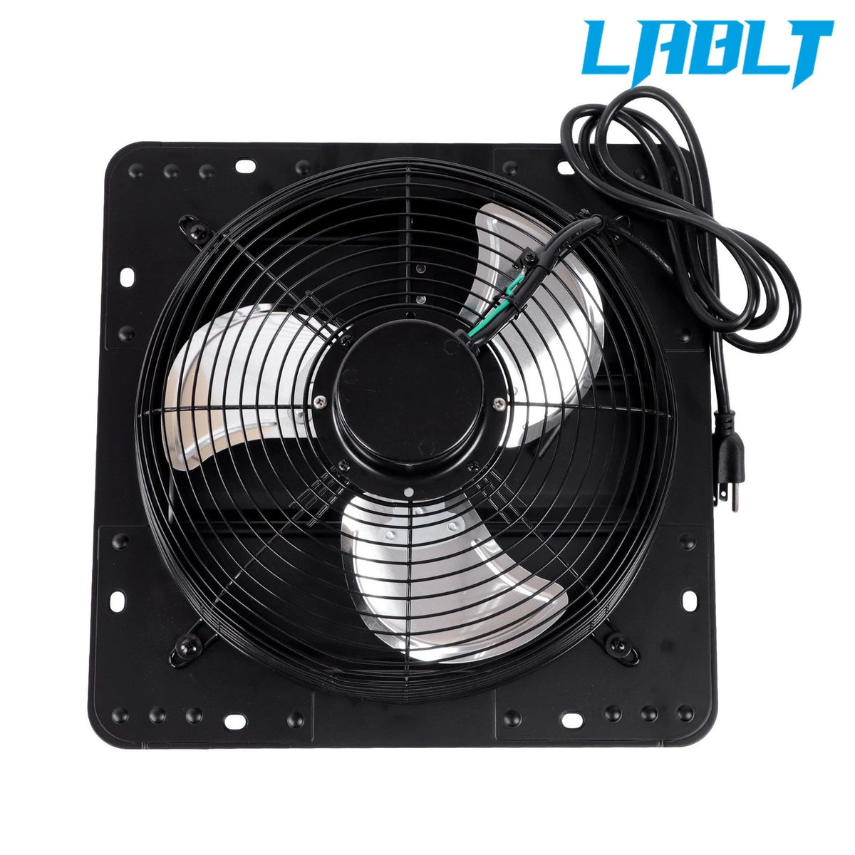 12'' Shutter Exhaust Fan for Wall-Mount Attic (1600RPM, 900CFM)