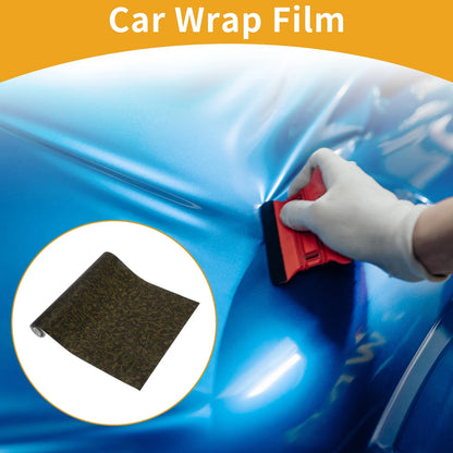 Car Wrap Film for Universal Use (118.1ft x 11.8ft) - Yellow Carbon Matte