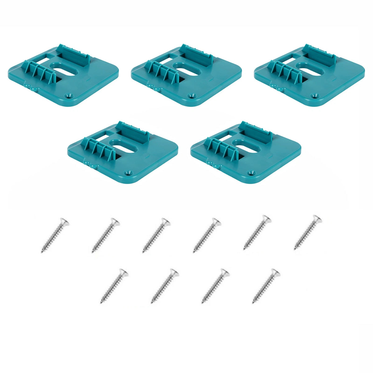5Pcs Plastic Battery Mounts for Makita Battery