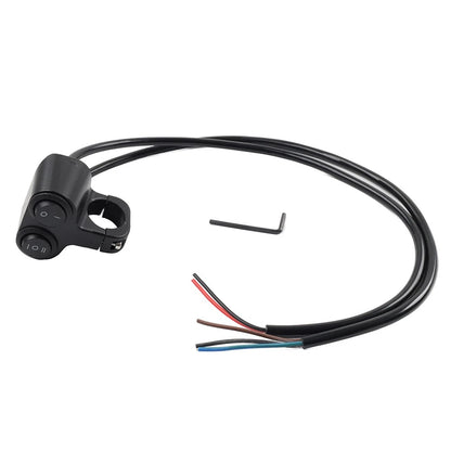 Dual Button On Off Switch for Motorcycle ATV Handlebar Headlight Fog Light