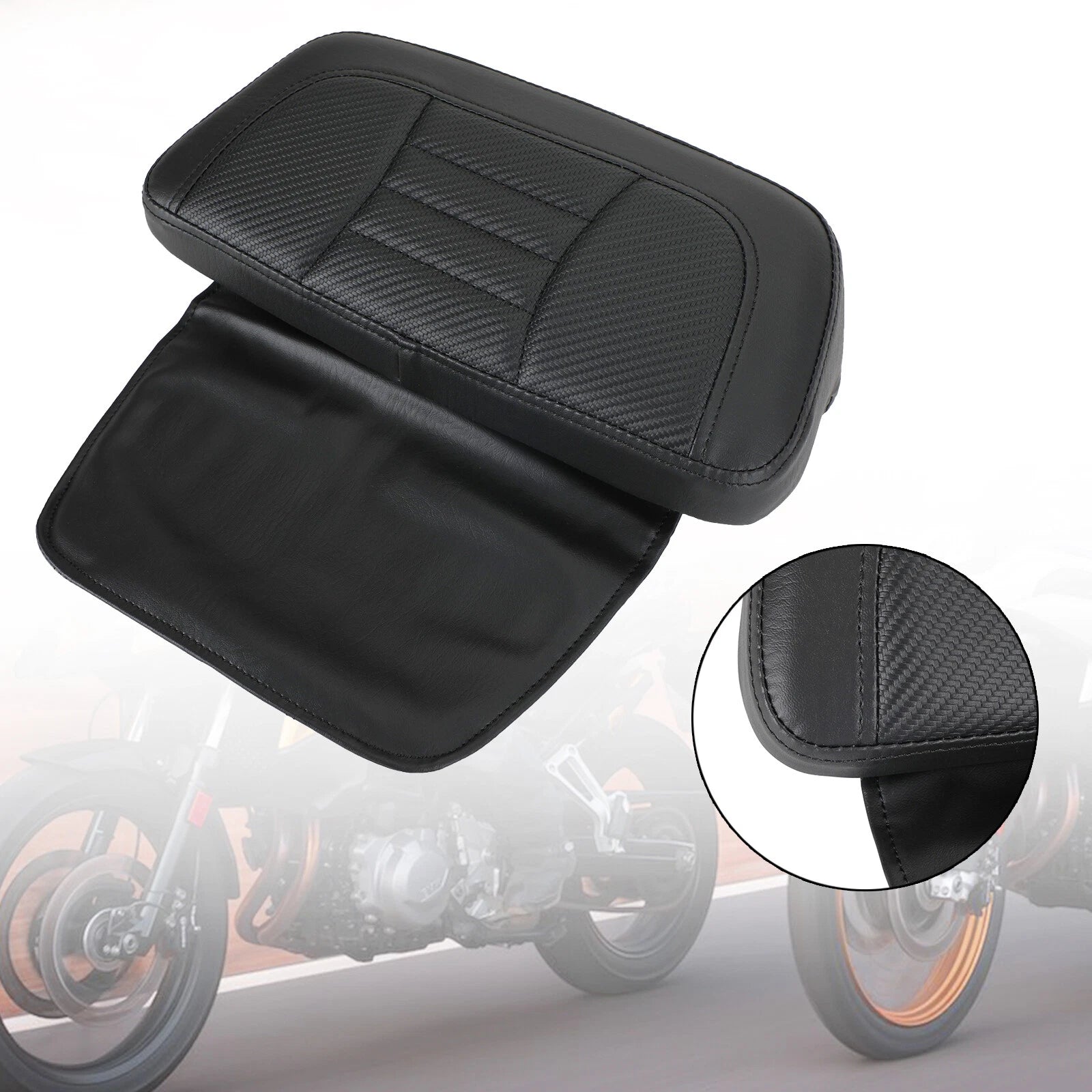 Chopped Pack Trunk Backrest Pad for Touring Road Glide Road King (2014–Up)