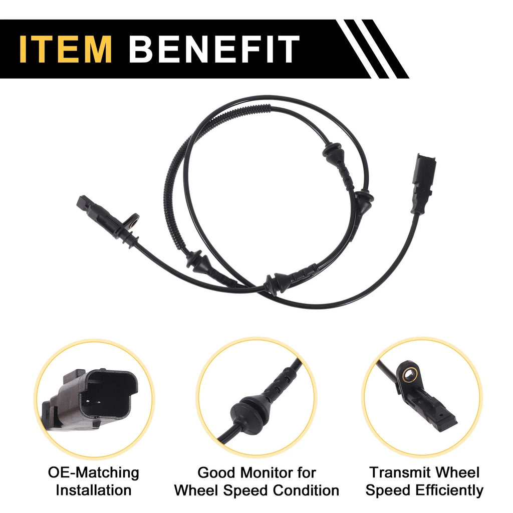 ABS Wheel Speed Sensor No. 9661965680 for Ford Mustang (2015–2023) Front Right