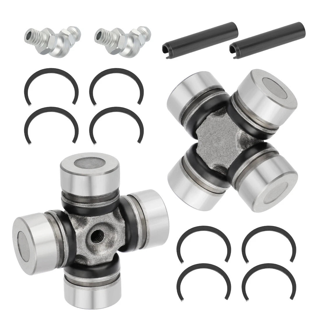 Set of 2 Front Prop Shaft U-Joints for Polaris Xplorer 500 400 250 Xpedition 425 325