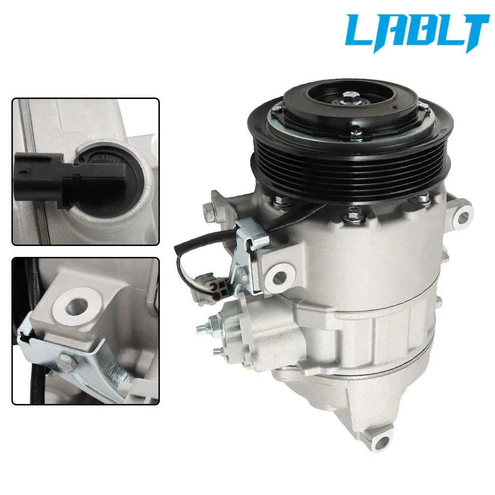 A/C Compressor + Clutch for Chrysler 300 Dodge Challenger (2005–2010)