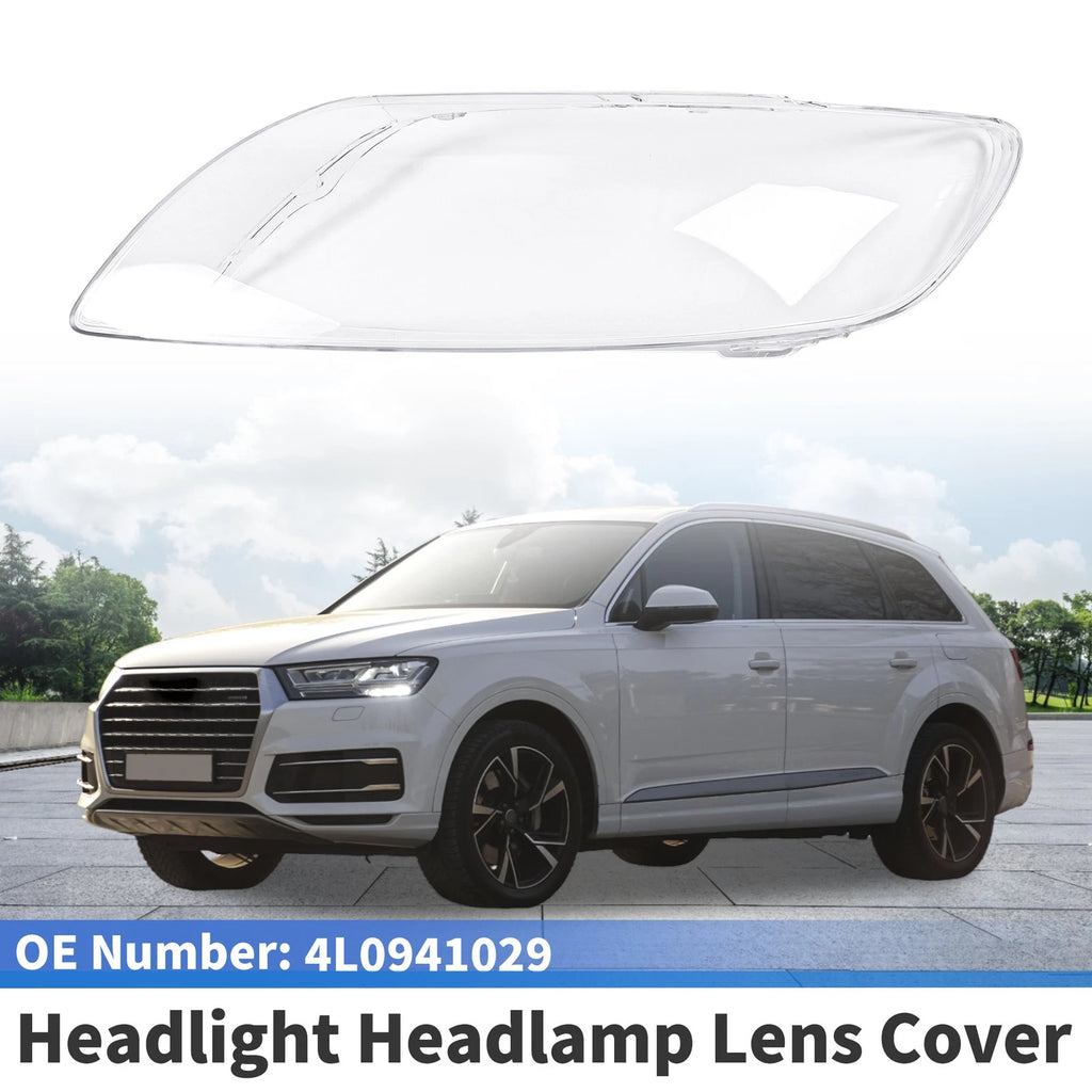 Front Left Headlight Lens Cover for Audi Q7 (2006–2015)