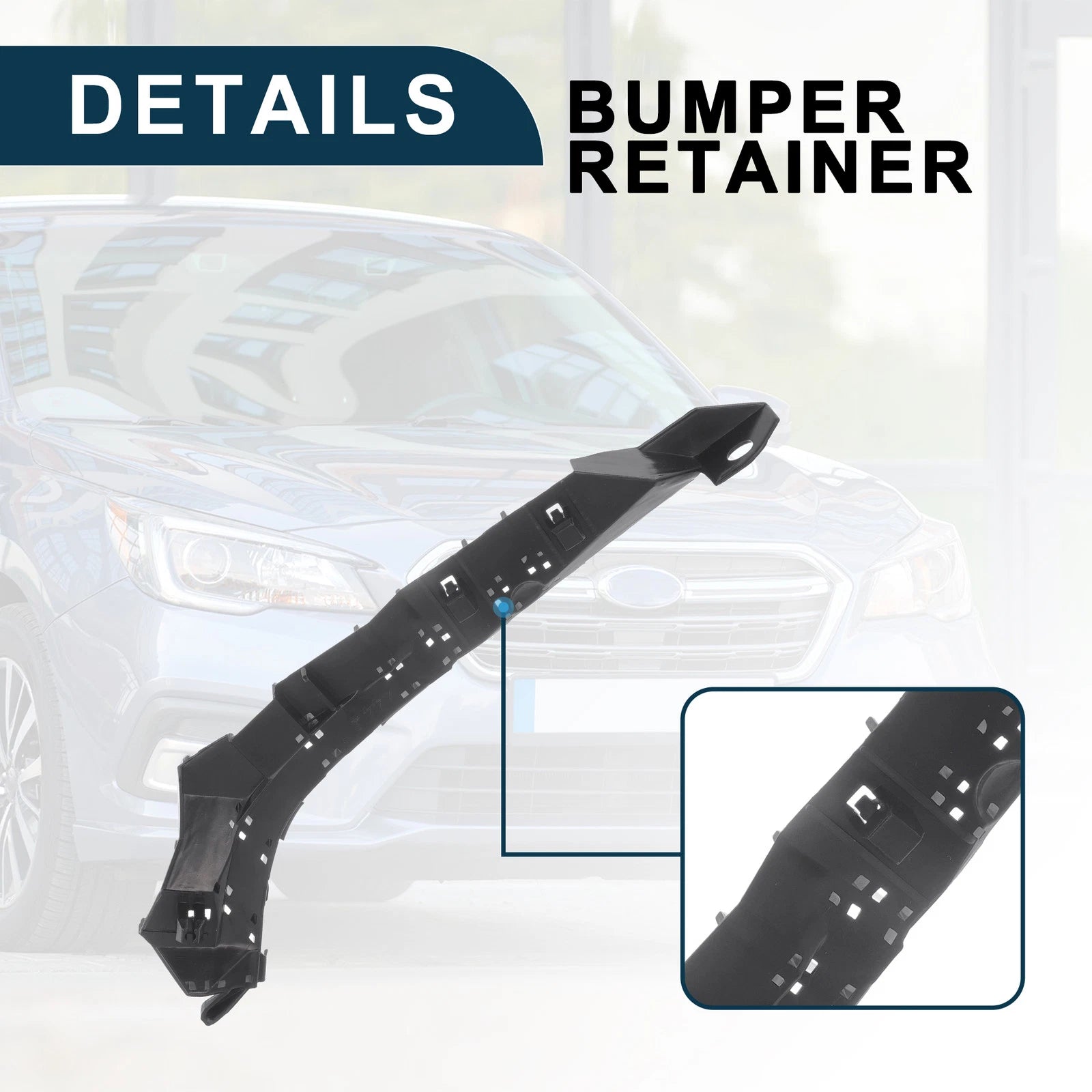 1pc Left Front Bumper Retainer Bracket for Subaru Legacy (2010–2014)