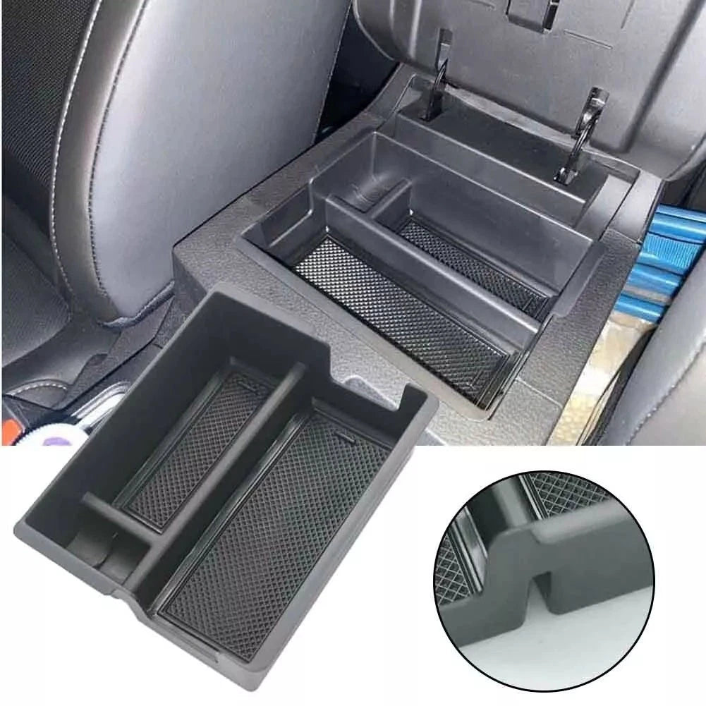 Center Console Storage Box for Isuzu DMax (2021) - Black
