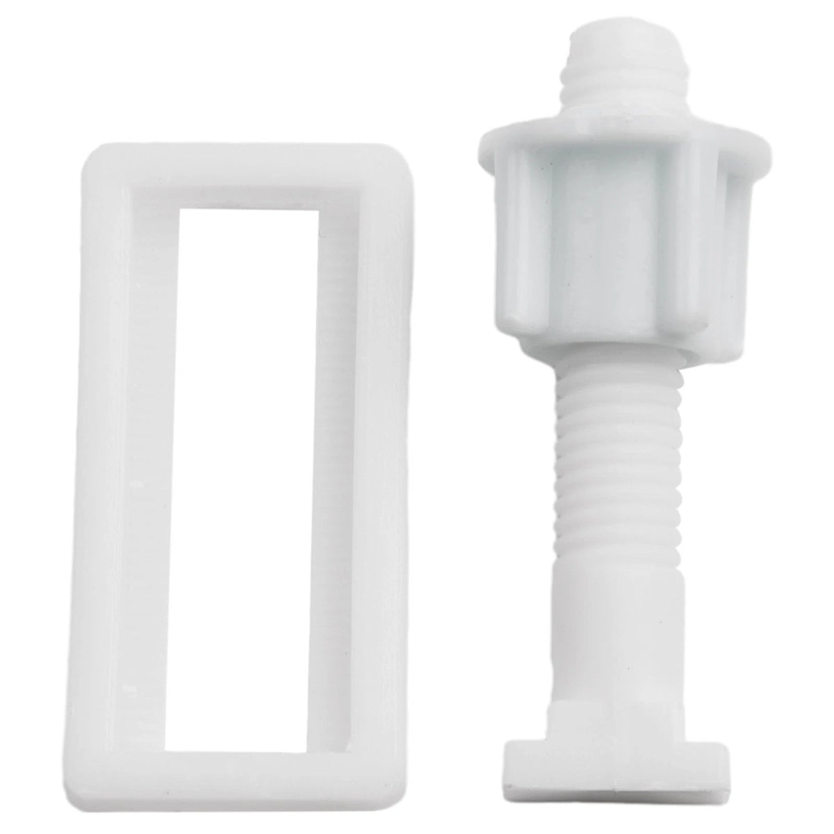 2X Toilet Hinge Screws with Washers for Bathroom Repair Kit