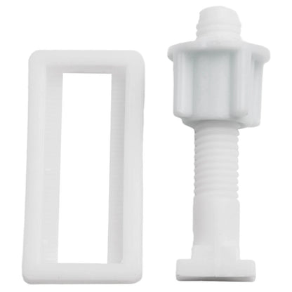 2X Toilet Hinge Screws with Washers for Bathroom Repair Kit