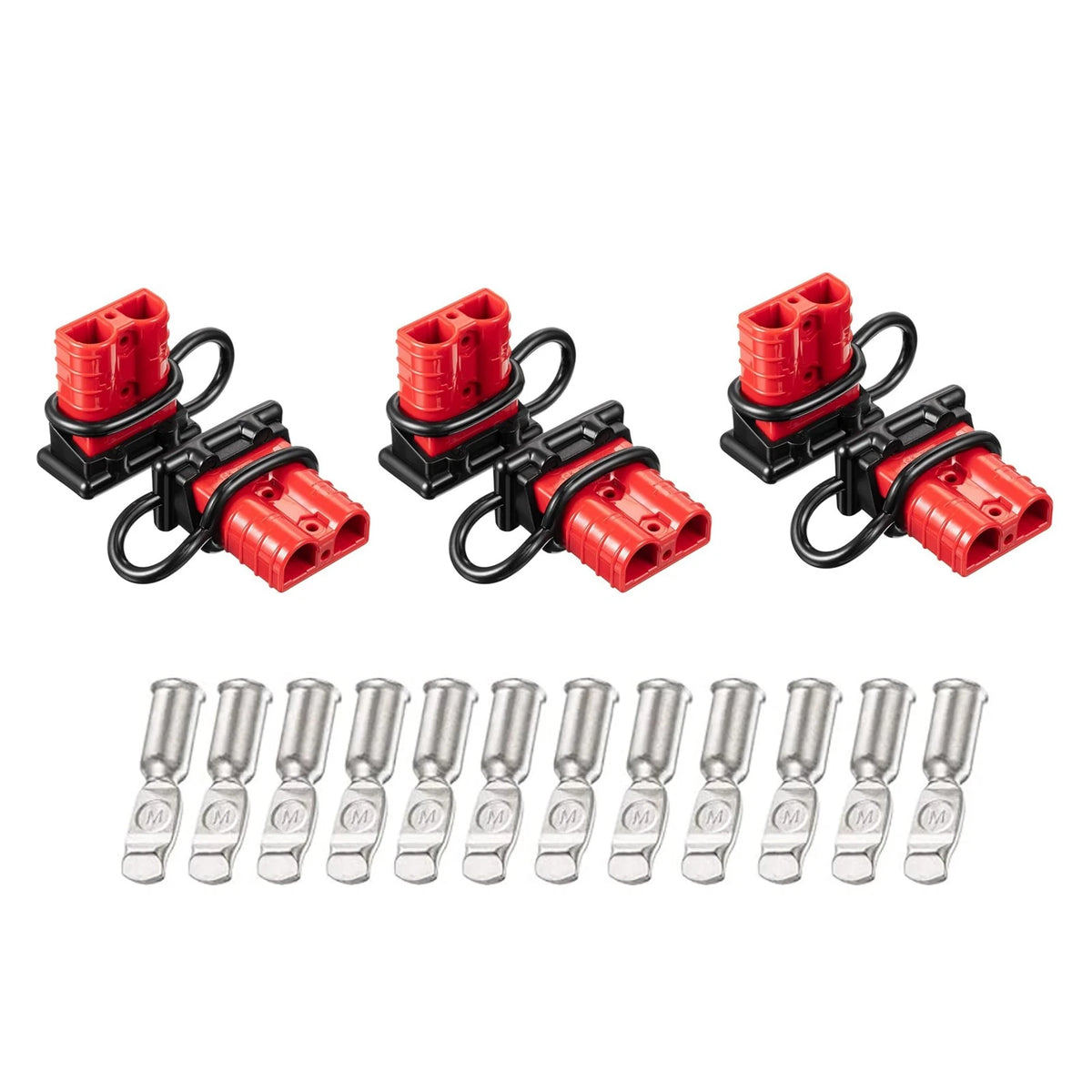 6-Pack 50A Battery Quick Connect Disconnect Wire Connector Plug