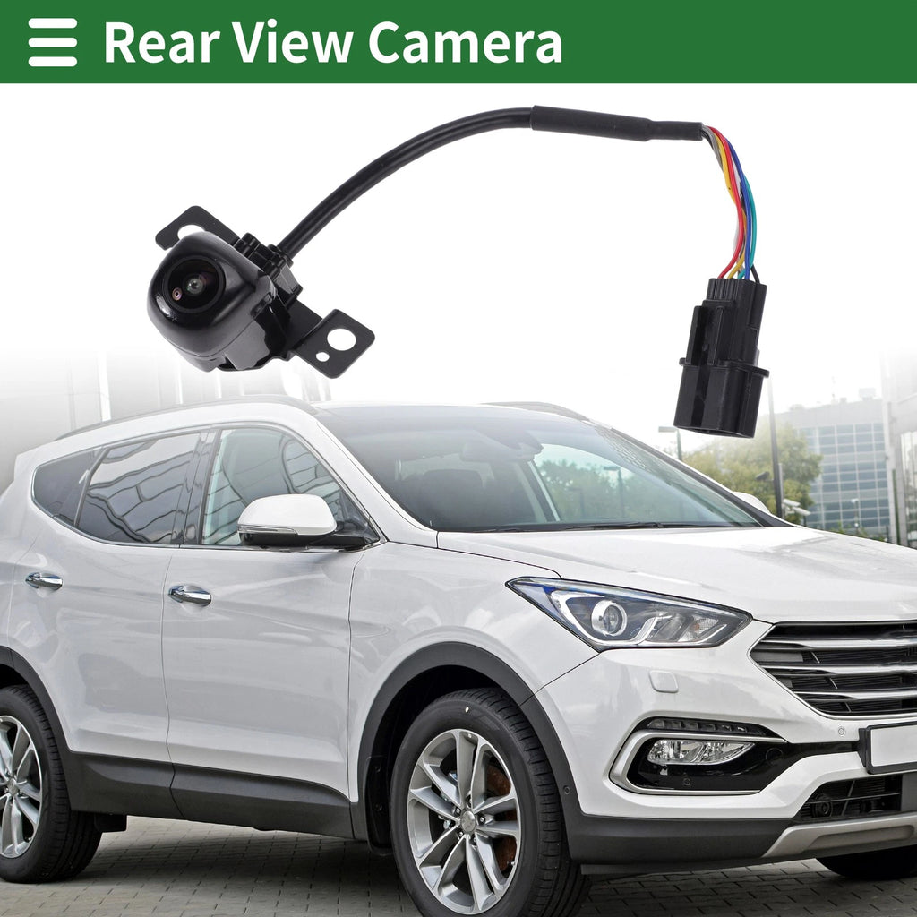 Rear View Backup Camera 120-180 Degree Replacement for Hyundai Santa Fe (2007–2018)