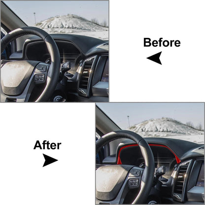 Upper Speedometer Frame Cover Trim for Ford Ranger (2019–2023)