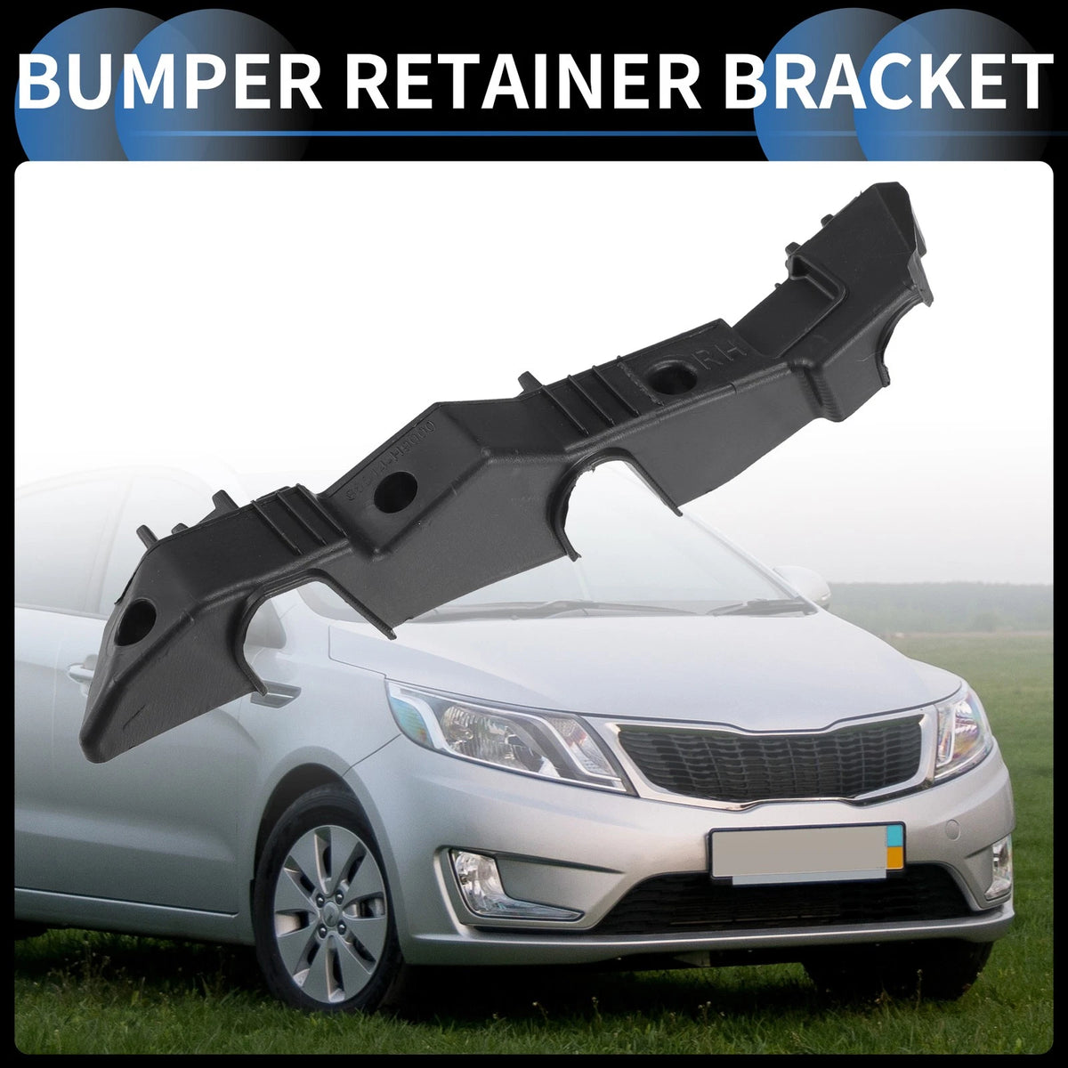 Right Front Bumper Retainer Bracket Replacement for Hyundai Elantra (2021–2023)
