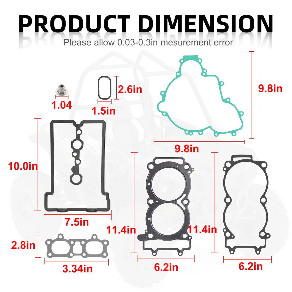 Engine Cylinder Head Gasket Seal for Polaris Ranger RZR General ACE 900 1000 RS1