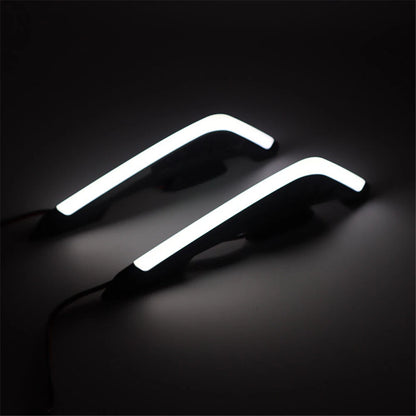 2Pc Front Side Aerodynamic Spoilers for Motorcycle (LED)