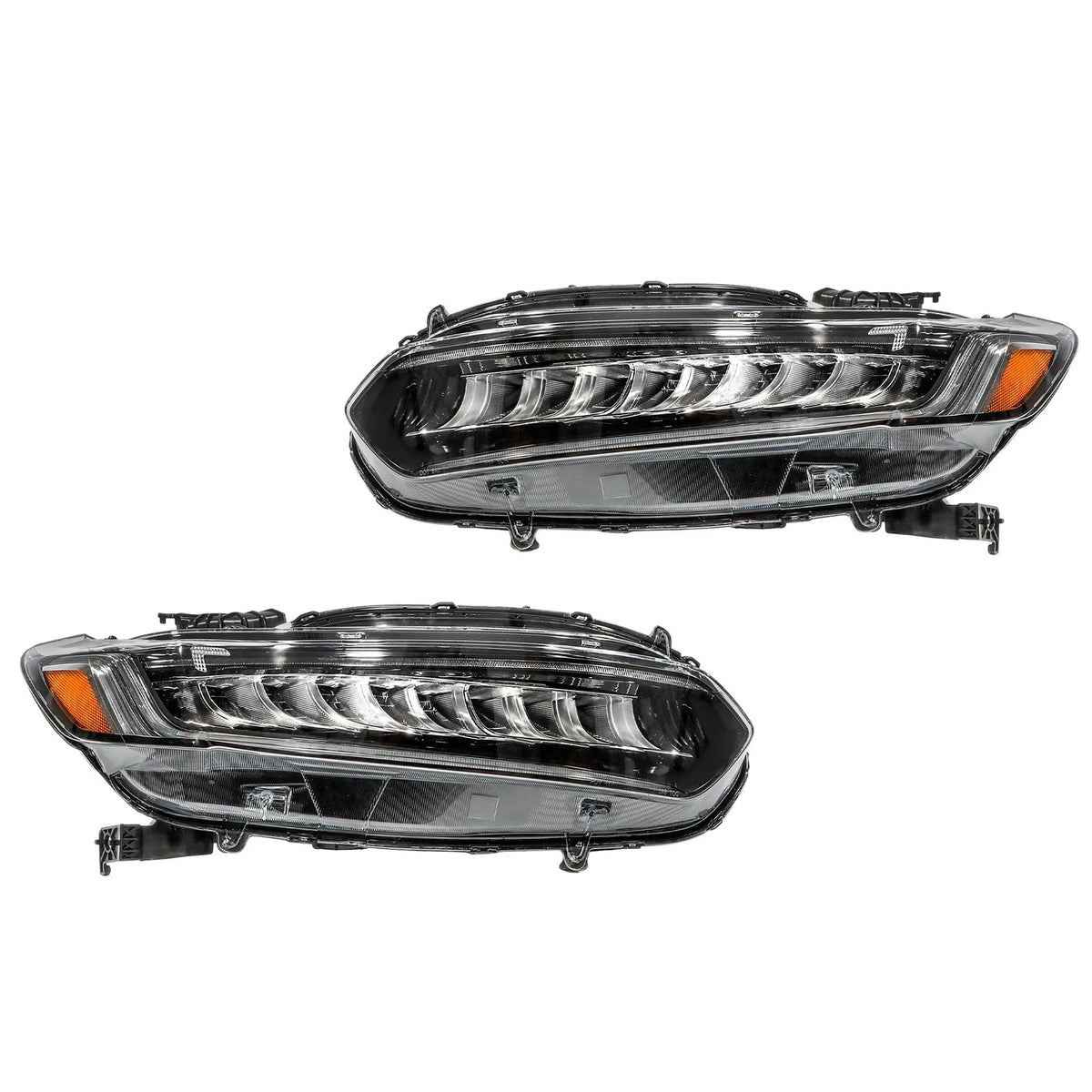 LED Headlights for Honda Accord (2021–2022) Black Housing Left+Right