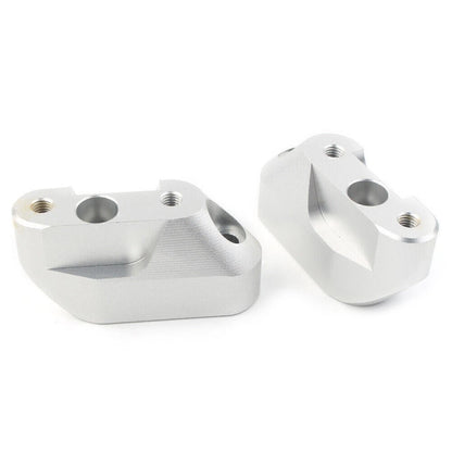 Handlebar Mounts Clamps Risers for BMW R1200RS (2014–2018) Silver