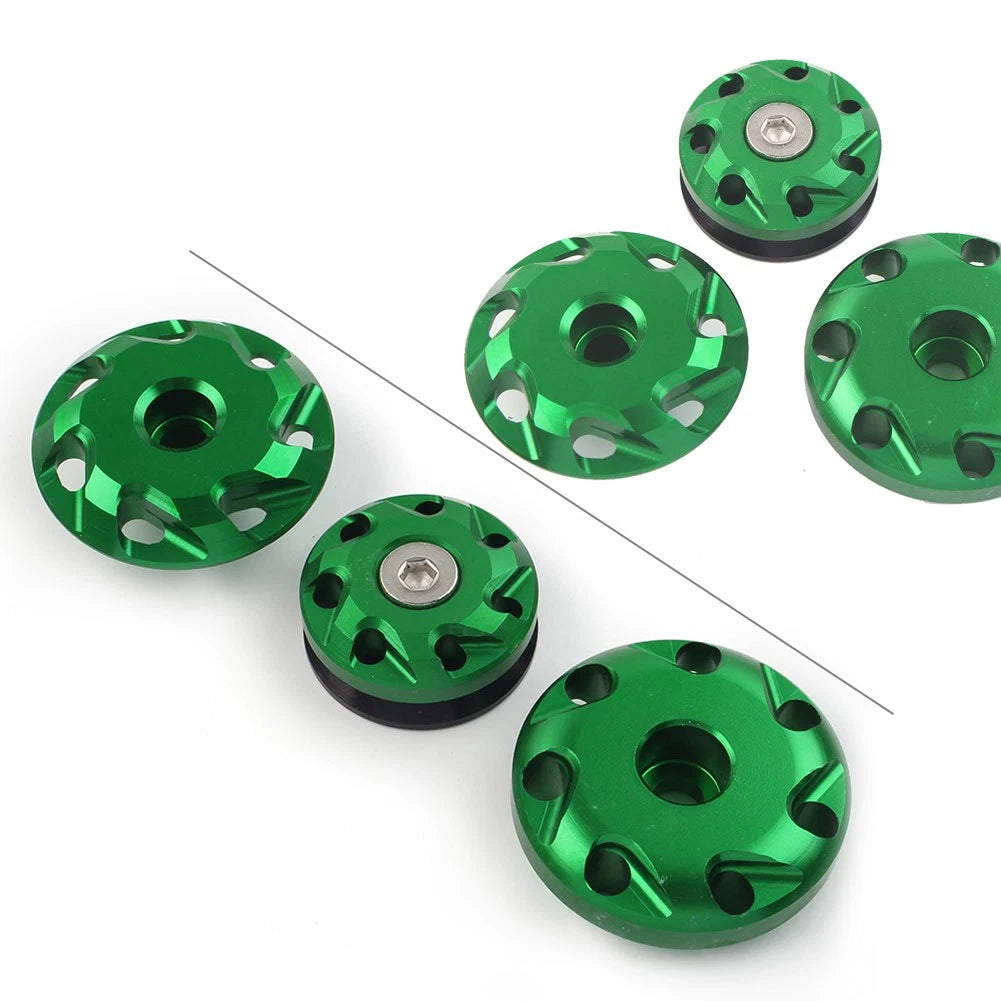 Frame Hole Covers for Kawasaki Ninja1000 Z1000SX (2011–2016) - Green