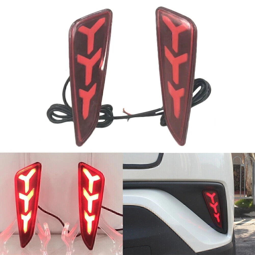 2X LED Tail Brake Light for Toyota CHR (2017–2018)
