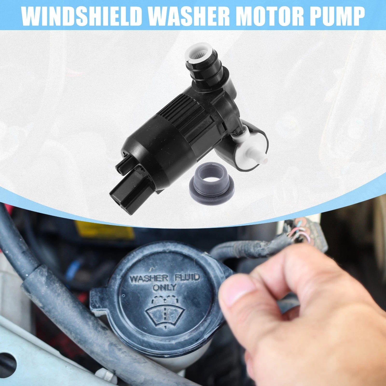 Windshield Washer Pump Replacement for Ford Edge Lincoln MKT (2007–2019)