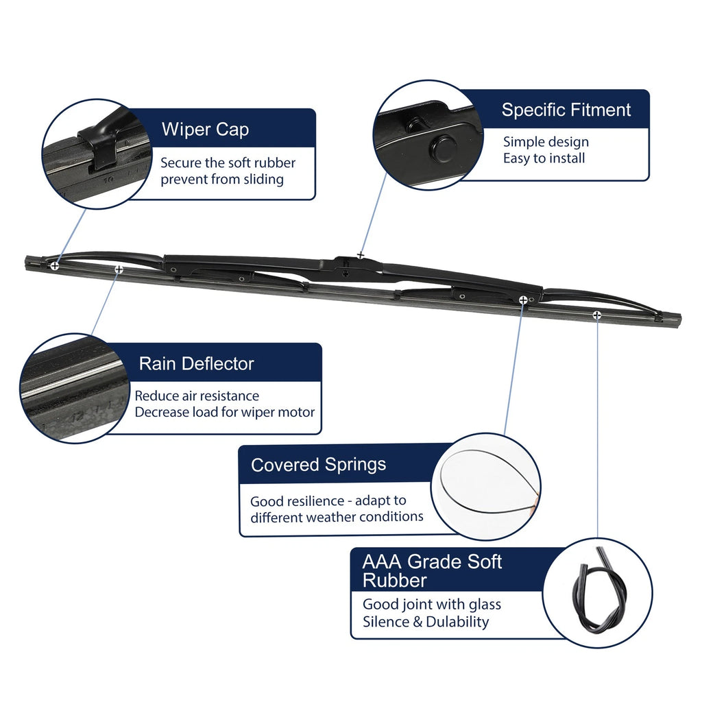 Rear Windshield Wiper Blade for BMW X5 E53, 5 Series Touring E34
