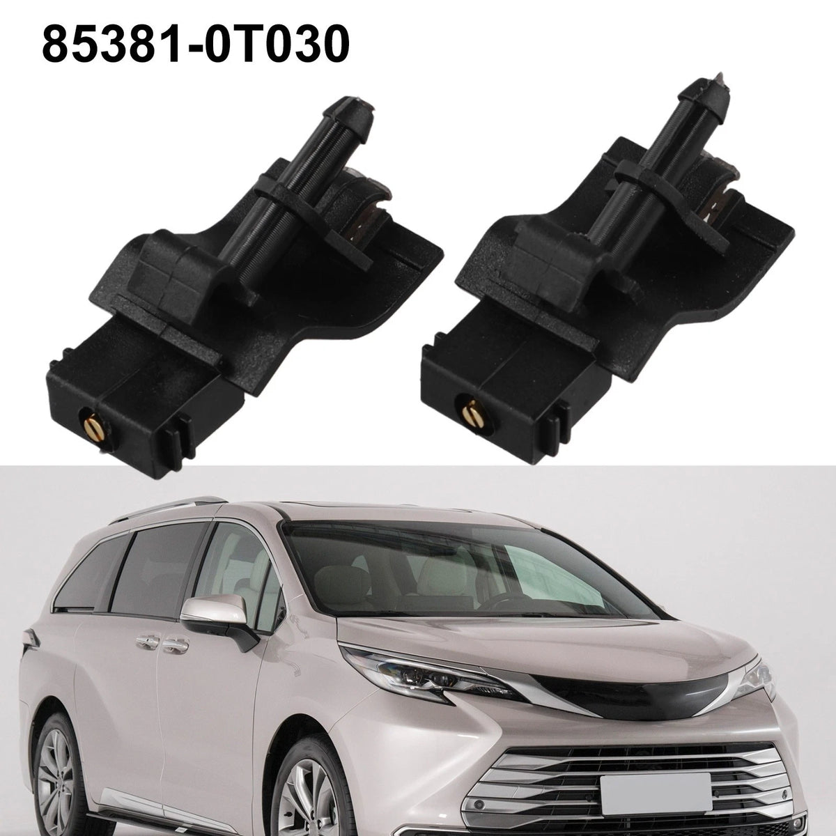 Perfect Replacement for Toyota For Sienna Windshield Washer Nozzle Reliable