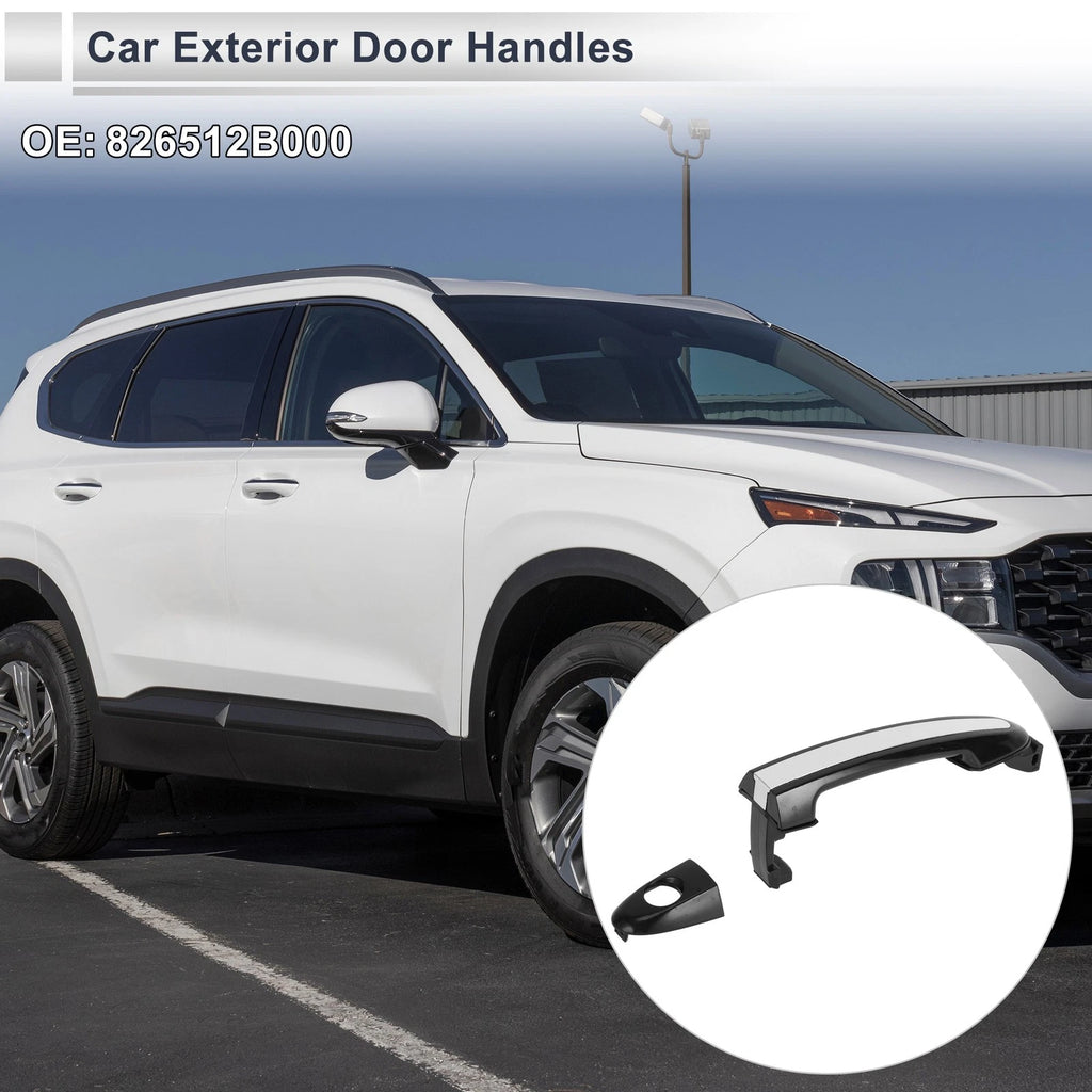 Front Left Car Exterior Door Handle Replacement for Hyundai Santa Fe (2007–2012)
