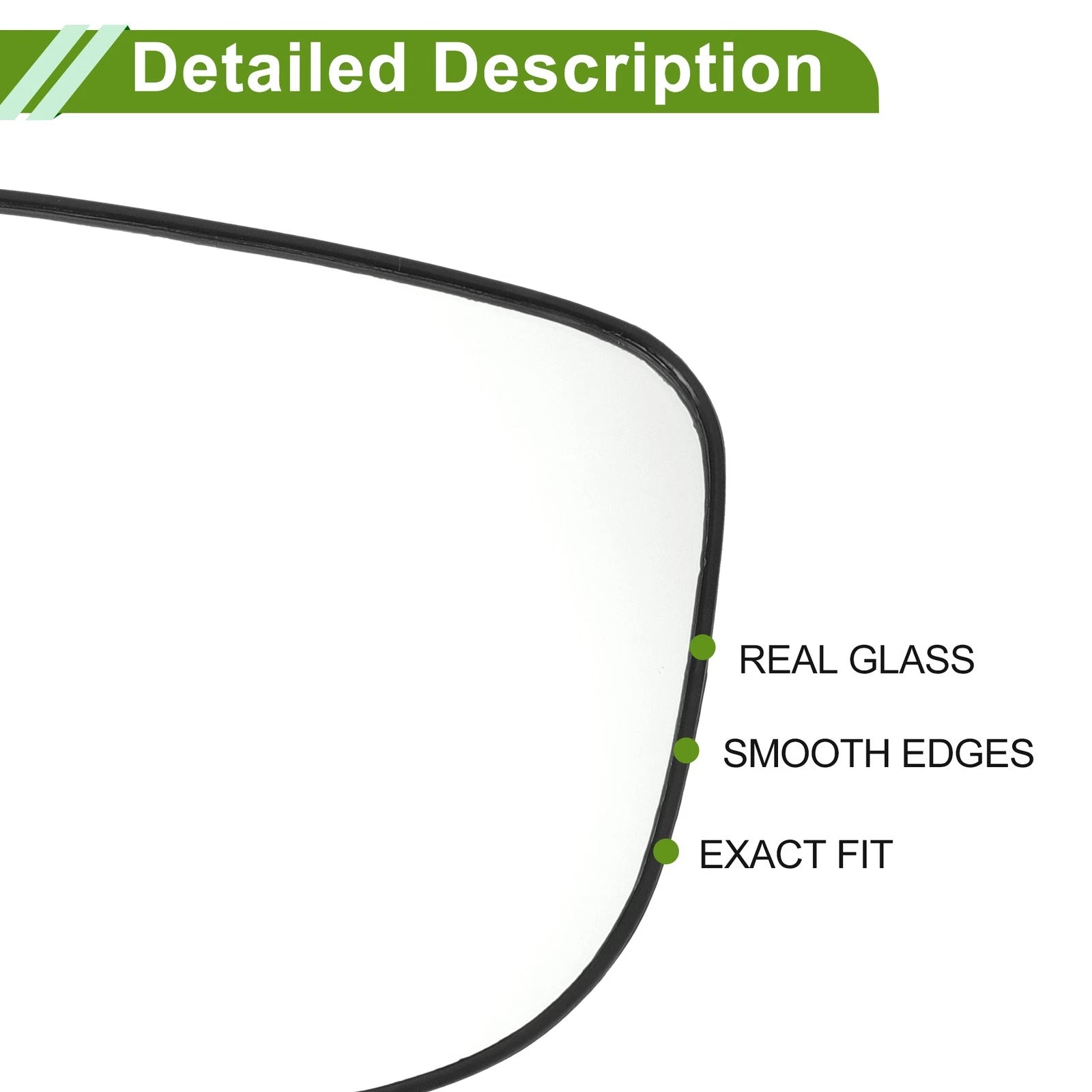 Heated Right Side Mirror Glass Replacement for Hyundai i30 GD (2012–2017)