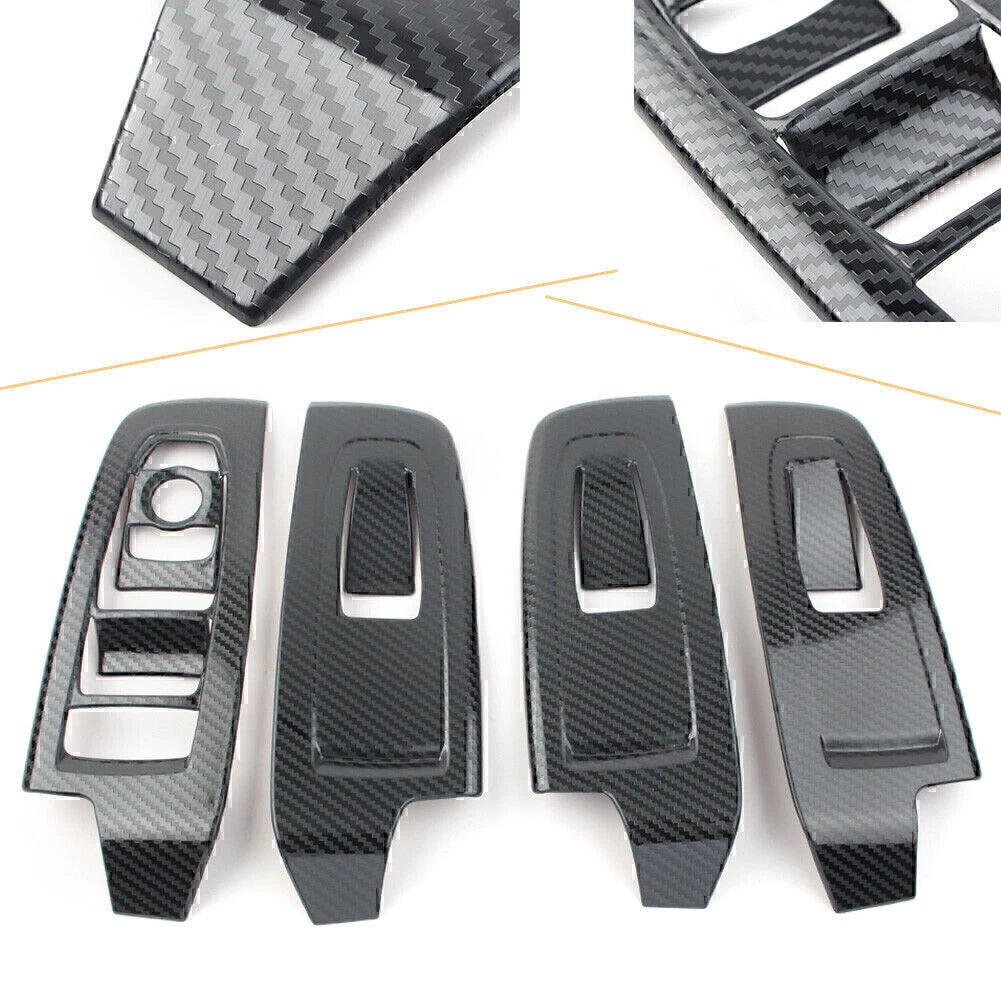 Interior Window Switch Panel Trim for Subaru Forester (2019–2020) Carbon Fiber