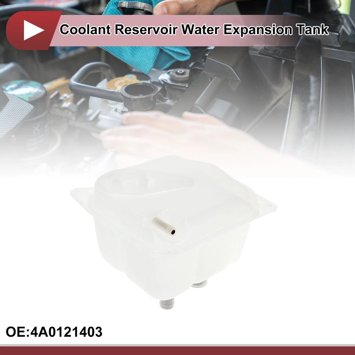 Coolant Expansion Overflow Tank Replacement for Audi 100 Quattro (1992–1994)