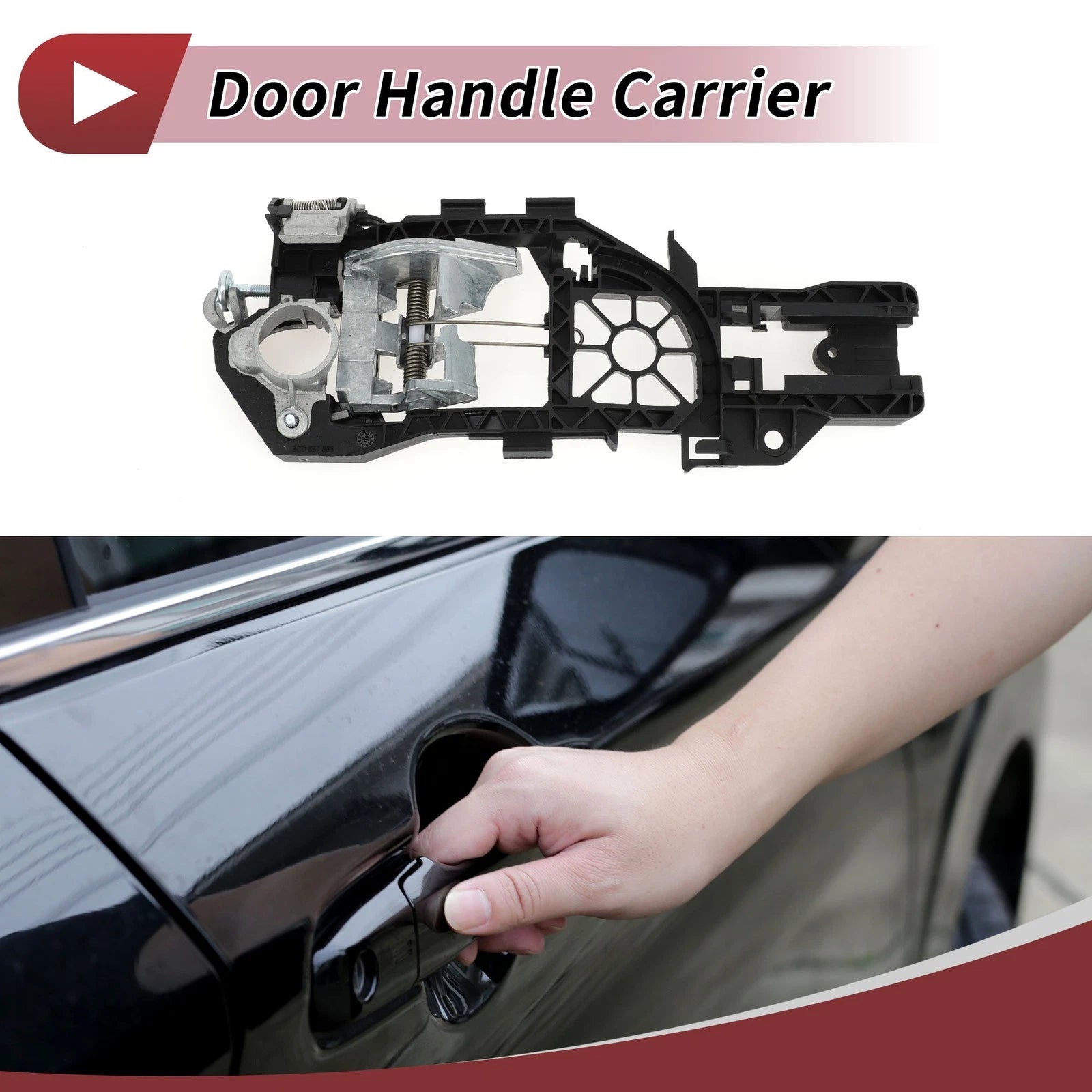 Front Left Door Handle Carrier Replacement for Volkswagen Passat (2006–2010)