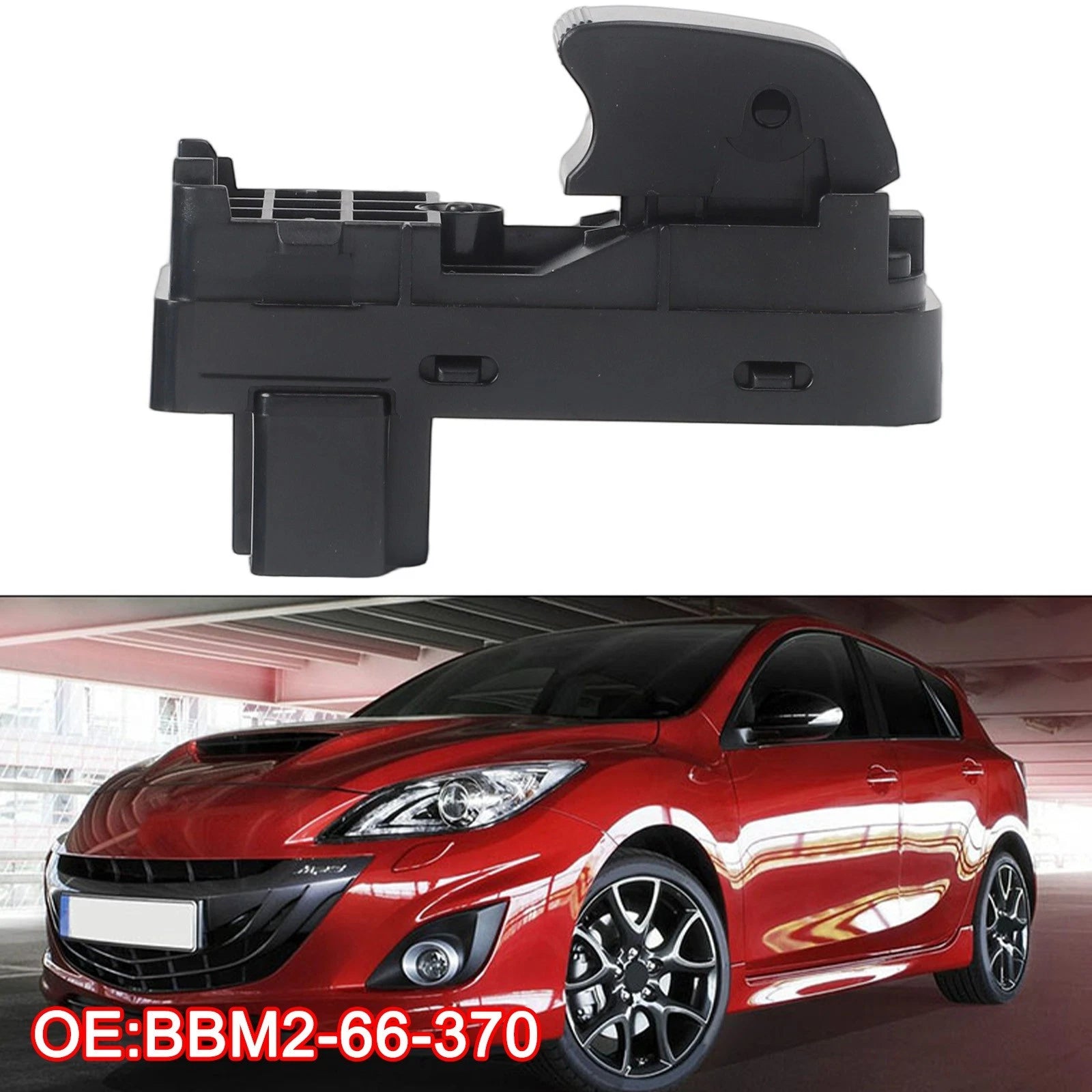 Car Window Switch for Mazda 3 (2010–2013) Right Passenger Side