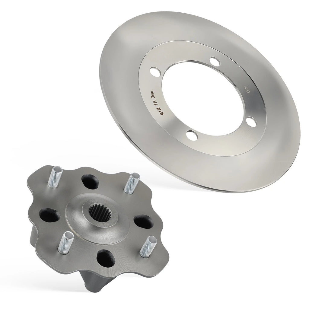 Front Wheel Hub & Brake Disc Rotor for Suzuki Eiger 400 (2002–2007)