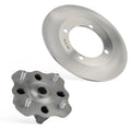 Front Wheel Hub & Brake Disc Rotor for Suzuki Eiger 400 (2002–2007)