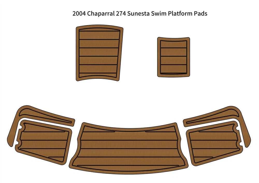 EVA Foam Teak Deck Floor Pad Mat for Chaparral 274 Sunesta (2004)