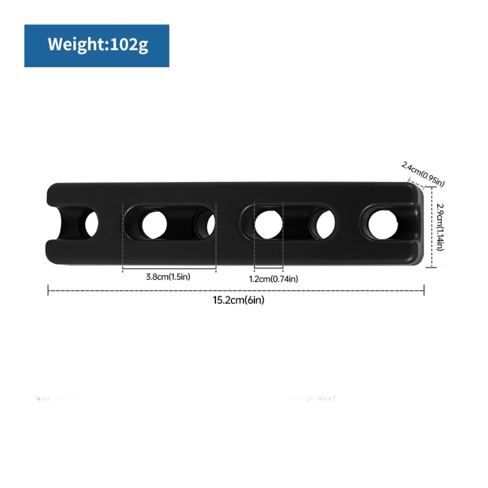 Dock Line Snubber for Boat (UV Resistant Marine Rubber)
