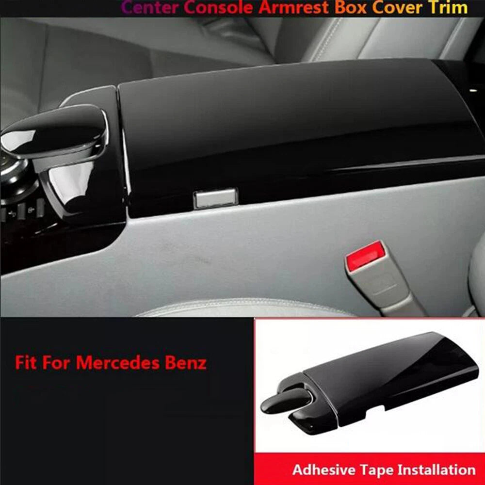 Center Console Armrest Box Cover for Mercedes S Class W221 (2007–2013)