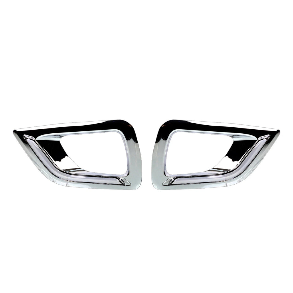 Set of 2 White LED DRL Daytime Running Light Lamps for Nissan Navara NP300 D23 (2015–2019)